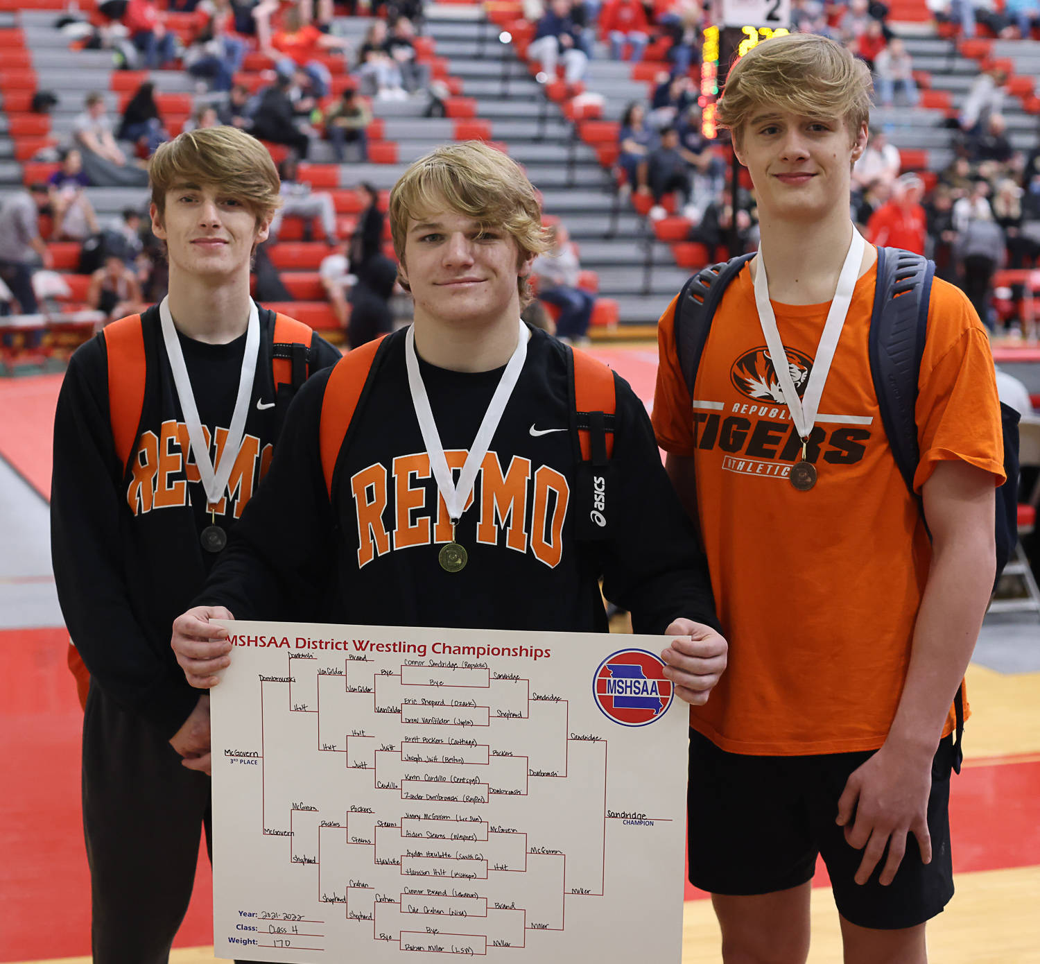 Photos: Boys Wrestling Districts – Republic Tiger Sports